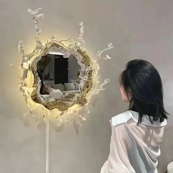 VEKO Home Wall Decor Bathroom Mirror