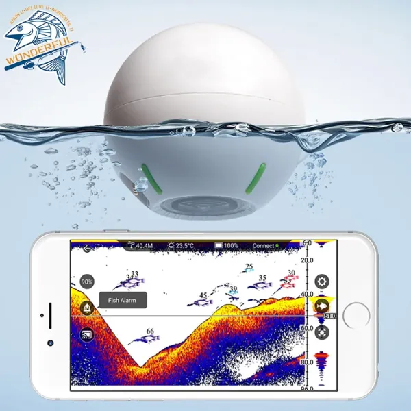 HD Underwater Visual Smart Ultrasound Mobile Portable Ball Gps Wireless Fish finders