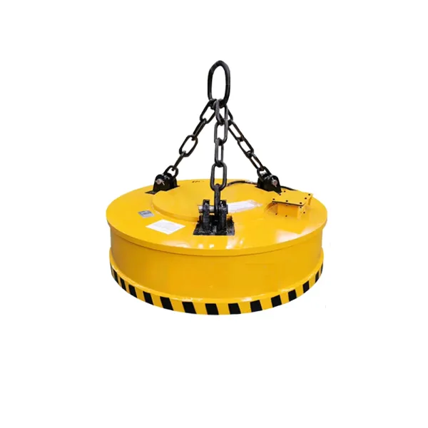 Round Steel Electric Scraps Handling Electrical Magnetic Crane Lifter