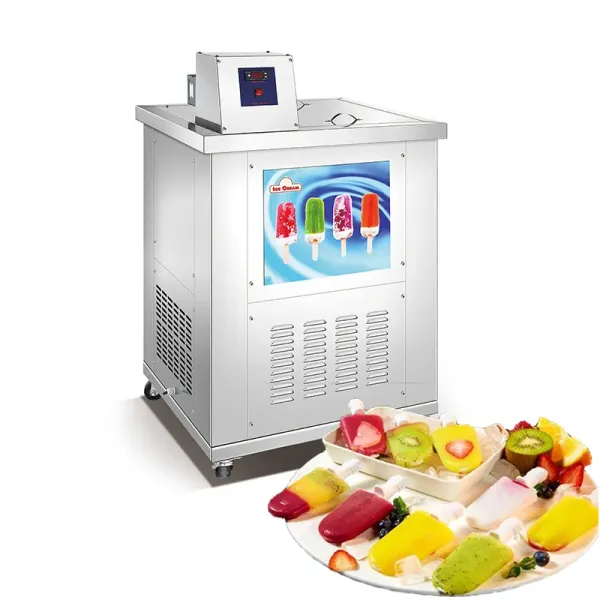 2-Mold Ice Cream Stick Machine | Multi-Function Ice Popsicle Making Machine