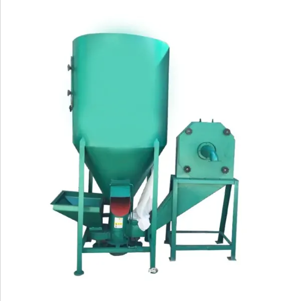 Vertical Cattle Feed Mixing Machine With Crushing