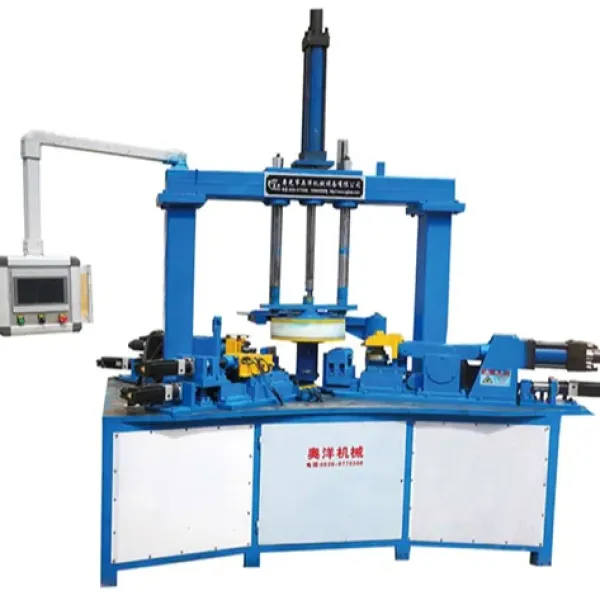 Fully Automatic Hydraulic Constriction Tank End Forming Machine