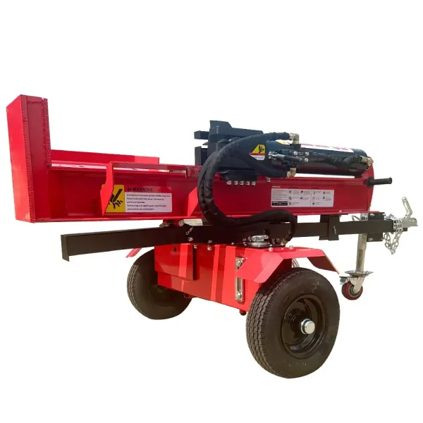 25t Household Mini Wood  Electro-hydraulic Movable Trunk Splitter
