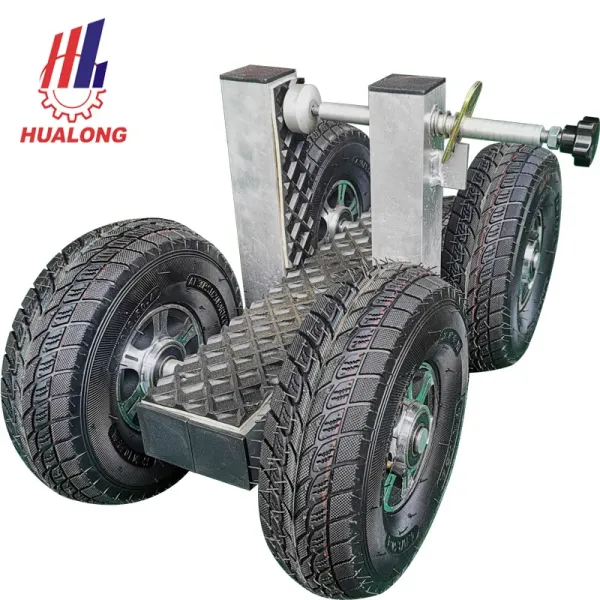 4-Wheel granite marble Stone Slab moving Dolly Trolley aluminum install Cart with 4 wheels