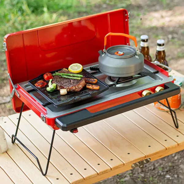 Barbecue Portable Indoor and outdoor BBQ Grill camping stove sets
