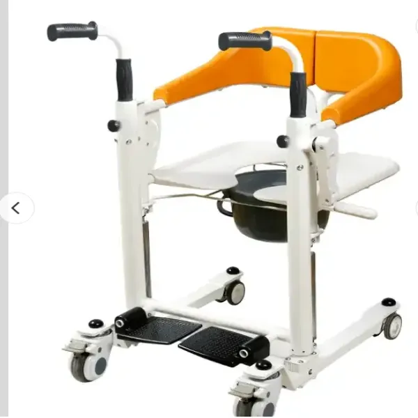 Wheelchair Toilet Commode Chair Electric Patient Lifting Transfer Chair For Elderly And Disabled