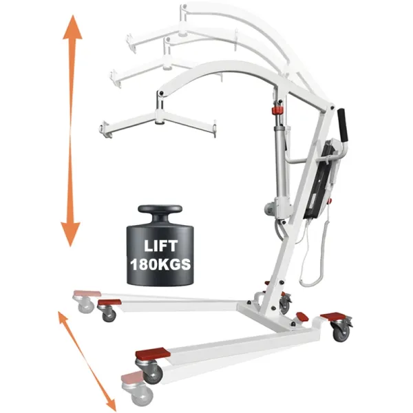 Elderly Mobile Hydraulic Medical Electric Patient Lift Hoist Wheelchair Rehabilitation Therapy Supplies