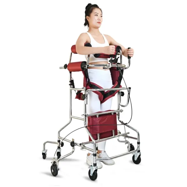 Rehabilitation Training Equipment Walking Aid For Elderly Stroke Hemiplegia With Eight Wheels