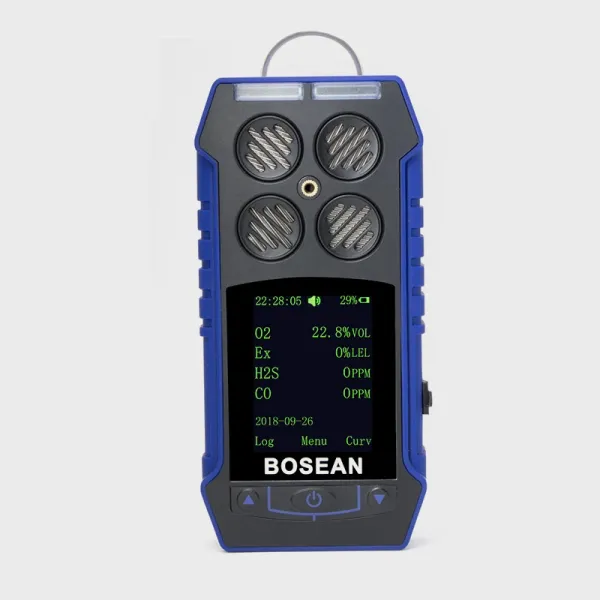 Multi gas detector for CO, O2, H2S, LEL, CH4