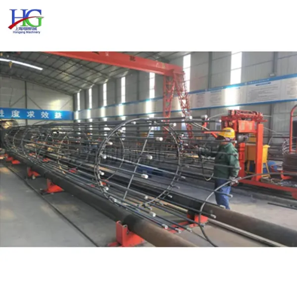 CNC steel Cage Welding Equipment Large Steel Cage Winding Machine Steel Cage Rolling Device