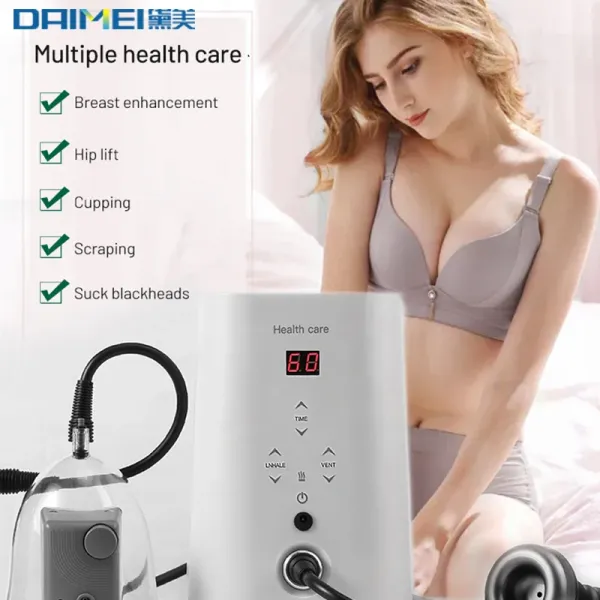 Women Breast Enlargement Machine Suction Pump Upping Vacuum