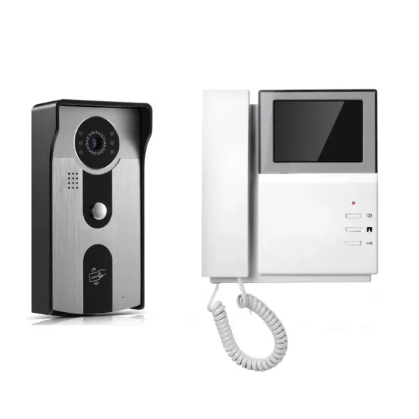 Video Door Phone With Waterproof Doorbell Camera 4 Wire Door Phone For Villa Apartment
