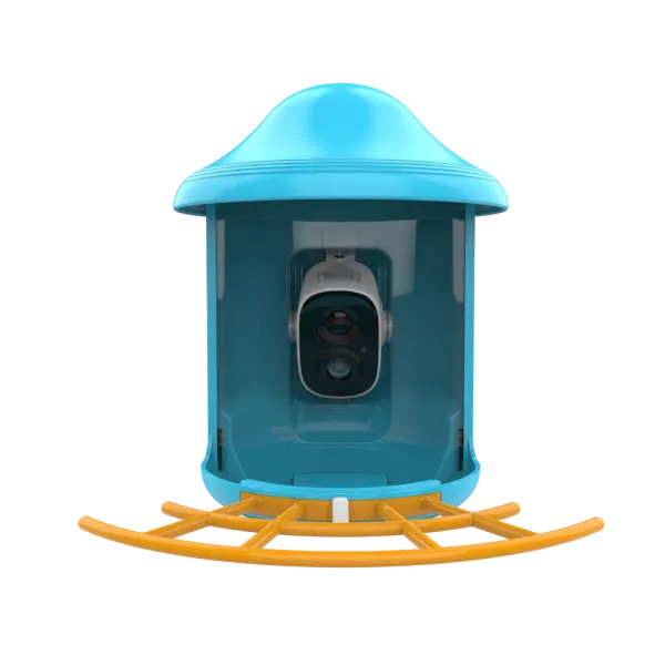 Smart Bird Feeder with Camera WiFi App Install Plastic Wild Bird Feeders Bird Detection and Recognition Camera