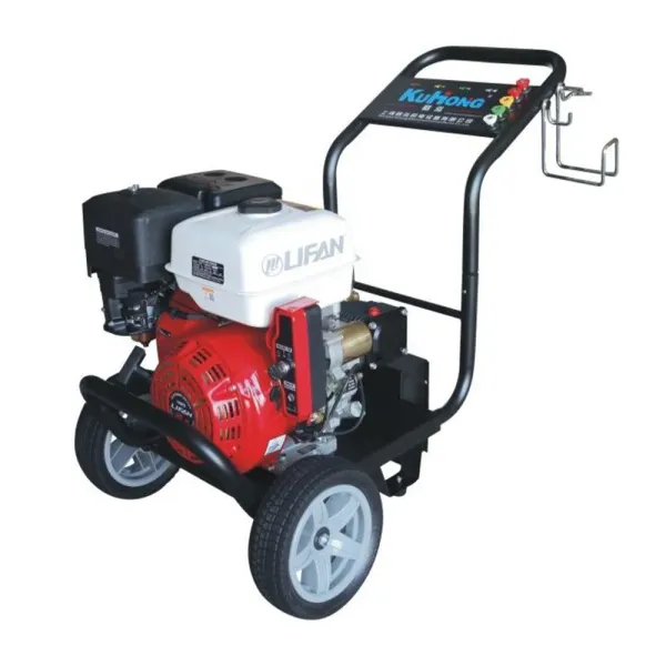 2.5GPM Gas Powered High Pressure Clean Machine  with 5 Adjustable Nozzles, 15 ft High Pressure Hose for Cleaning Walls, Terraces