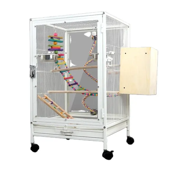 Hot Selling Stainless Steel Bite Resistant And Scratch Resistant Multifunctional Parrot Bird Cage