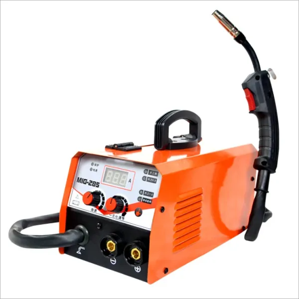 Portable automatic two protection welding MIG-285 small dc inverter 220V welding machine without gas