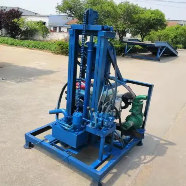 BZ-150 130m deep portable water well drilling rig machine for soil and rock drilling