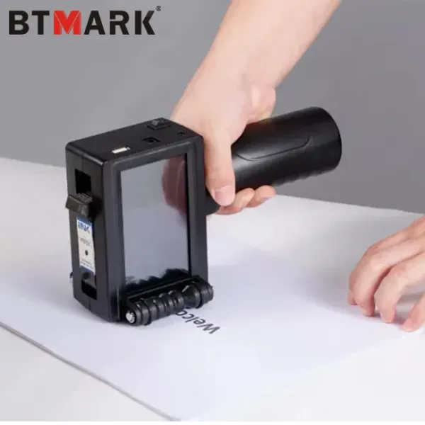 BTMARK Portable Hand Held tij Date Printer Coding tij 2.5 Ink Jet Gun Handheld Printer Inkjet Handheld Inkjet Printers