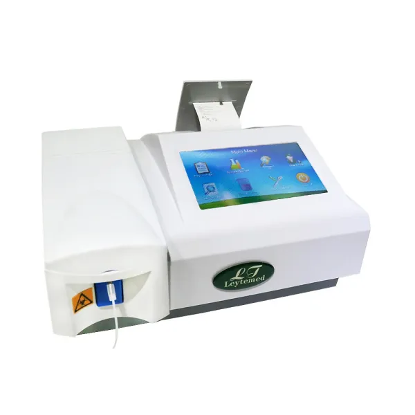 LTCC02 Cheap Hospital Supplies 7 Inch Tunch Screen Portable Clinical Semi Auto Blood Chemistry Analyzer