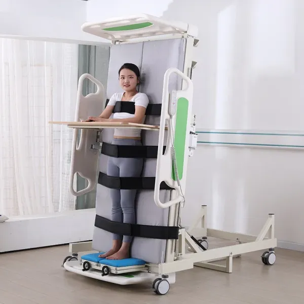 Medical electric multifunctional nursing patient turn over medical care stand up rehabilitation training standing hospital beds