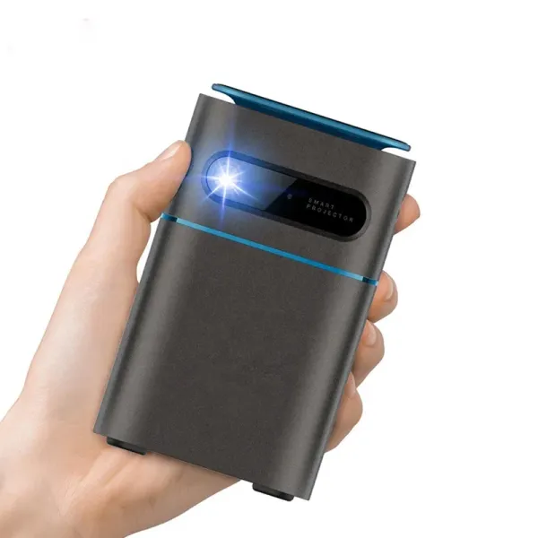 Portable Smart Android 9.0 Mini Pocket Projector Led DLP 4K Wifi Smart Touch Key Design Projector