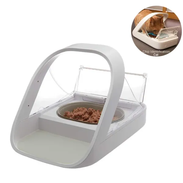 Automatic Pet Feeder Surefeed Chip Identification Cat Electronic Pet Feeder Food Fresh Prevent Other Pets from Snatching Food