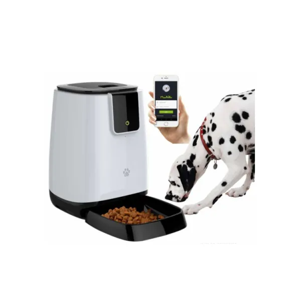 New Smart Pet Products Wifi Remote Control Automatic Dog Food Bowls Feeder