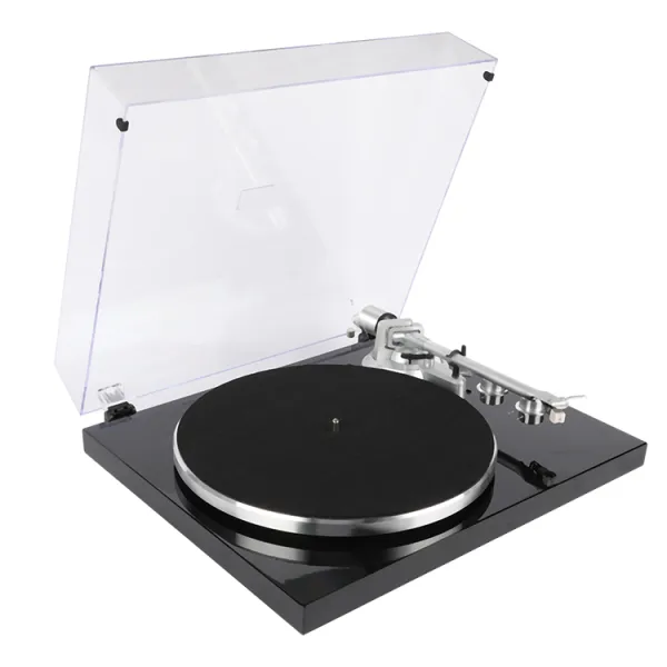 Multi Turntable Player Wooden Nostalgic Mechanical Turntable Fully Automatiquie Plastic Vinyl Record Player