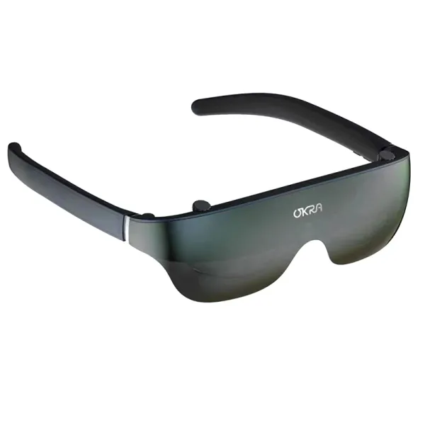 OKRA Multiple Languages Outdoor Sports Cycling Smart Sunglasses Ar Vr Bluetooth MP3 Music Glasses --no box