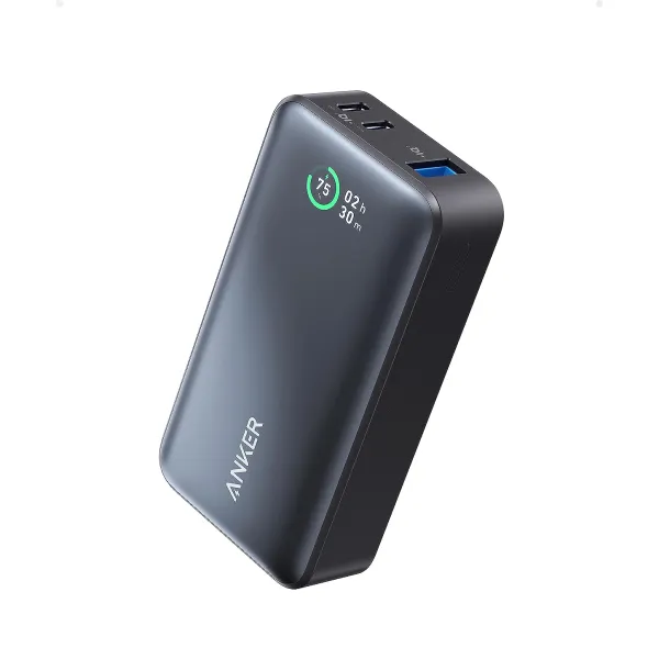Anker 533 Power Bank Power IQ 3.0 Portable Charger with PD 30W Max Output (PowerCore 30W) 10000mAh Battery Pack for iPhone
