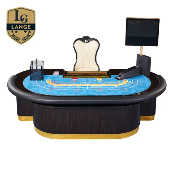 New Custom Blackjack Table Cloth Casino Gaming Table with USB Inrterface