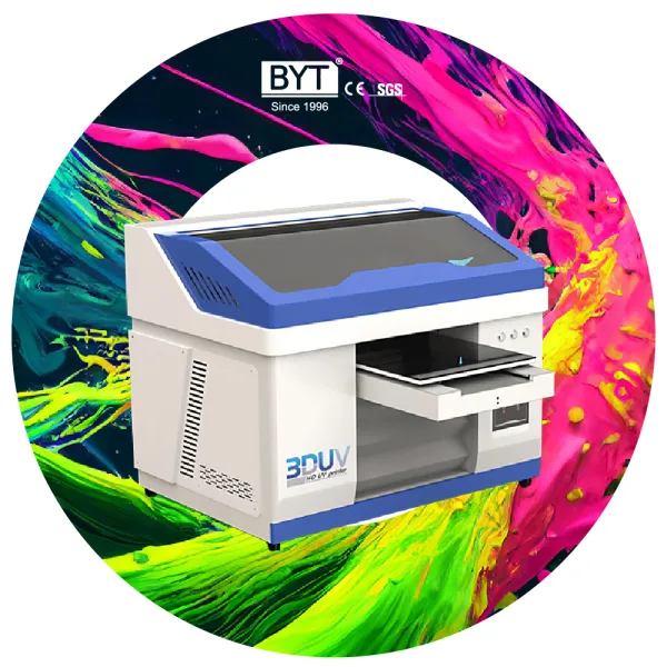 Digital Printing Machine For Glass Metal Bottles/Cups/Phone case Painting BUV-3060 UV Inkjet Printers