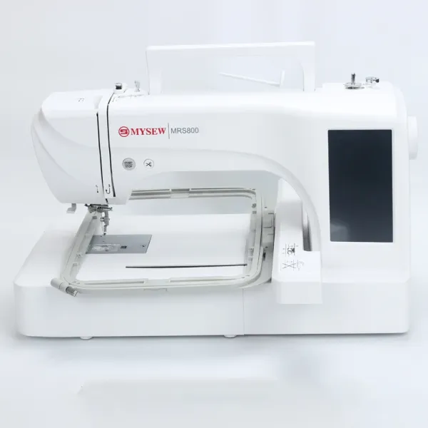 MRS800 High-speed delivery household automatic mini hat t-shirt computerized sewing embroidery machine for sale Easy to Operate