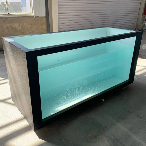 Indoor mega unique home luxury living room retail fiberglass reinforced water garden aquarium koi fish tank complete set