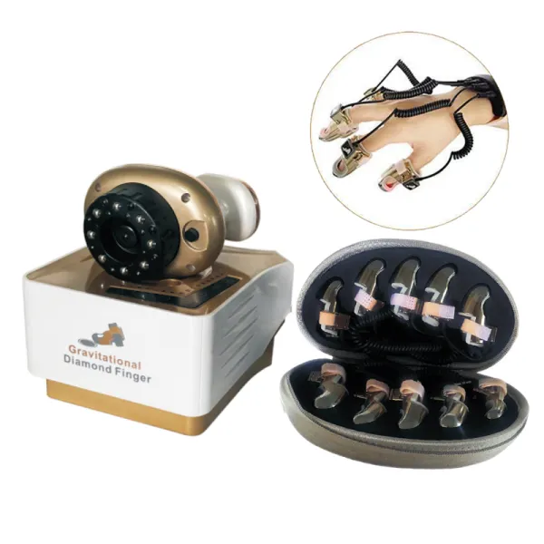 Microcurrent Face Lifting Beauty Equipment Golden Finger Massage Machine With CE