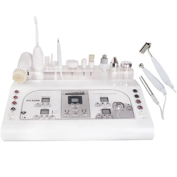 Ultrasonic vacuum spray galvanic facial machine massager facial beauty equipment Cynthia RU 8208