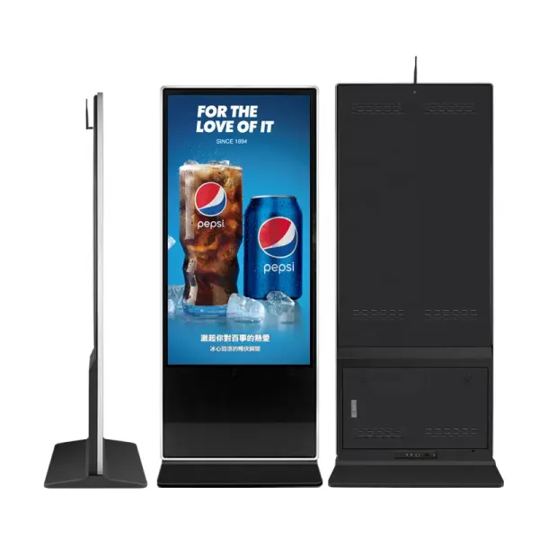 China Factory 43 55 65 Inch Touch Screen Wifi Android Lcd Brochure Advertising Display Floor-standing Digital Signage Kiosk