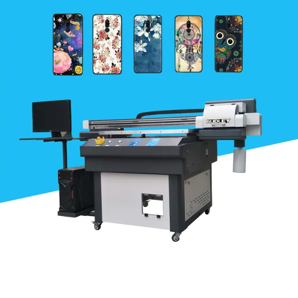High resolution UV printer 90cm*60cm metal printing machine