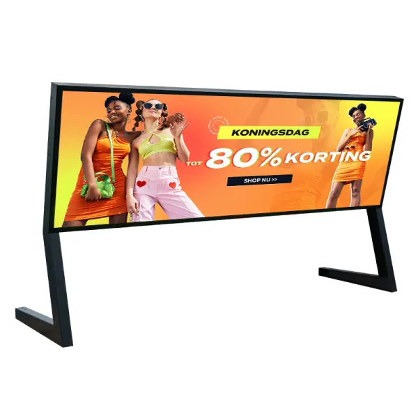 23 24 35 37 Inch Ultra Wide Shelf Edge Advertising Digital Signage Monitor Type Stretched Bar Lcd Display Screen
