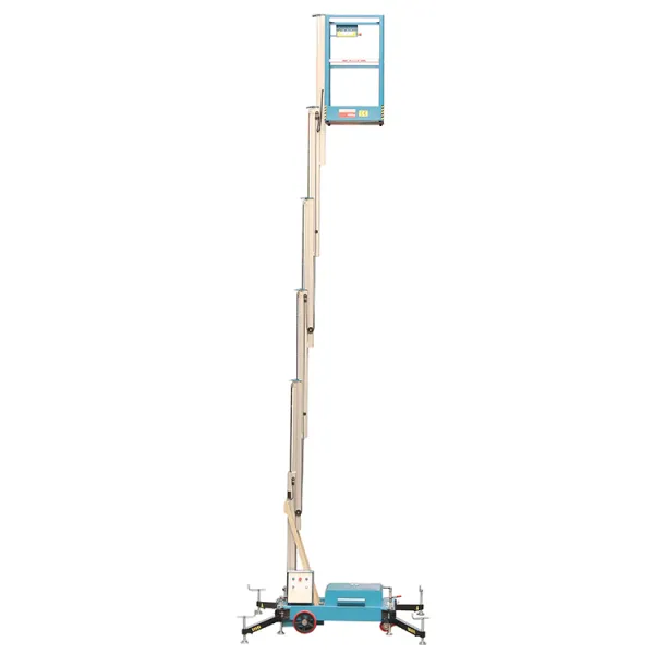 10 m Working Height Self-propelled Single Person Electric Ladder Man Lift Manual Lift Table Mini scissor lift