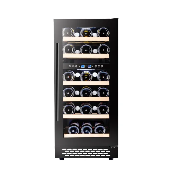 Customized Wine Cabinet Constant Humidity Freestanding Small Wine Cooler Wine Cooler LED Lock &amp; Key
