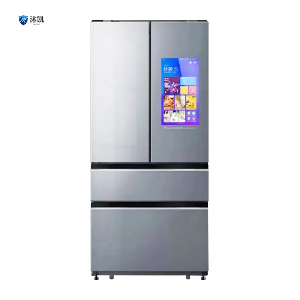 Top Quality Smart 680L Stainless Steel 4 Doors French Door Refrigerators Fridges With Screen