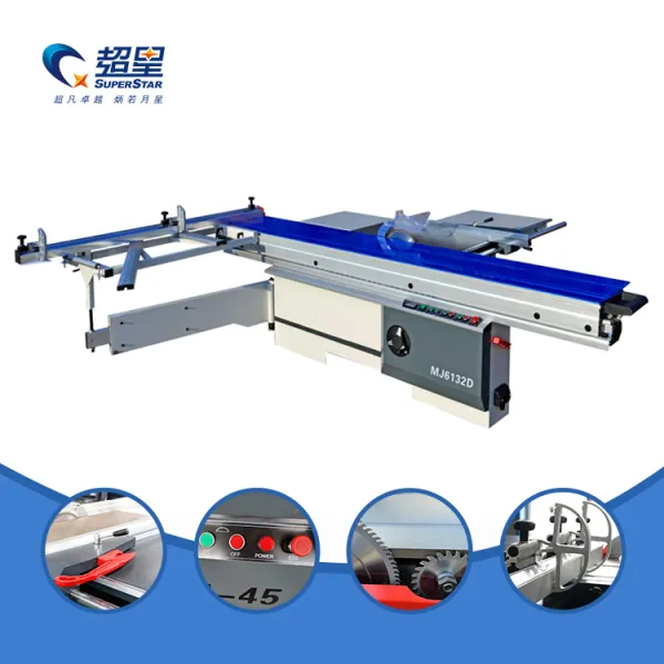 2800mm 3000mm 3200mm Wood Plywood Saw Cutting Machinery 90 Degree & 45 Degree Wood Cutting Sliding Table Panel Saw