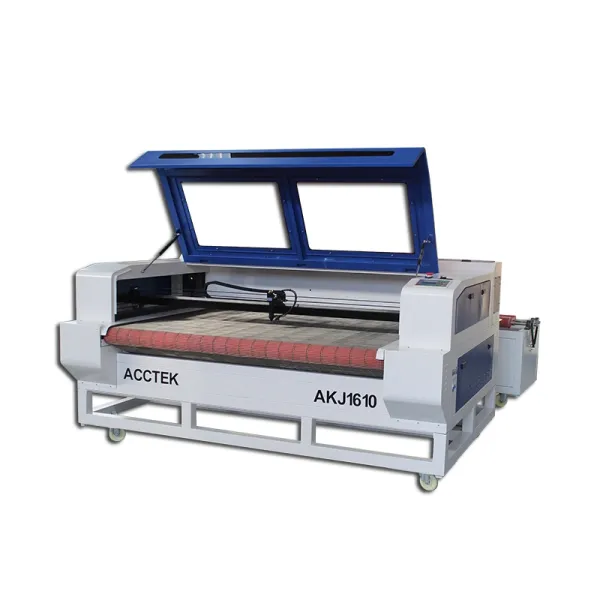 Co2 laser cutting machine Cloth Leather fabric laser cutting machine for textile