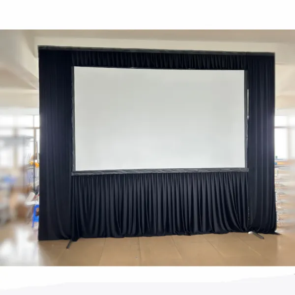 projectors &amp; presentation equipment XYScreen fast fold Stand up projector screen with dress kit
