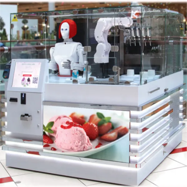 High End Automatic Operated Frozen Ice Cream Machine