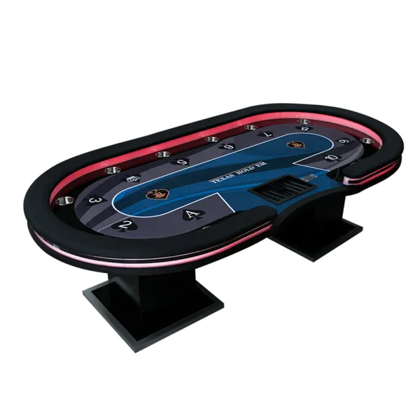 wholesale 84 inch black Casino table Texas Table Gambling Poker Table