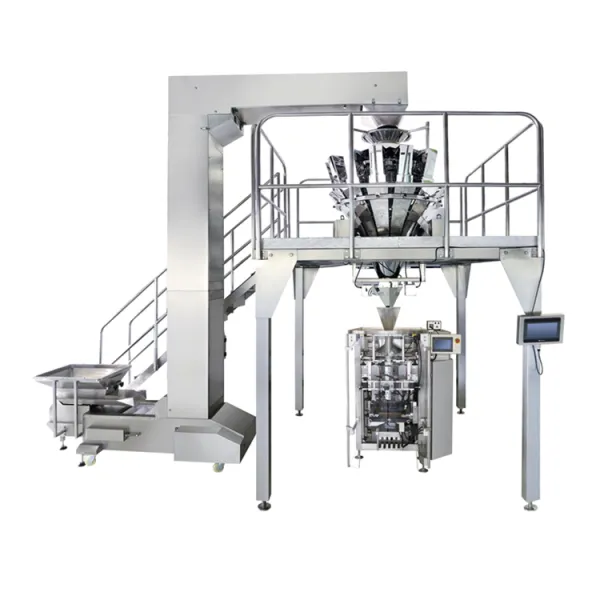 Super High Speed 150 Bags / Min Automatic Vertical Packing Machine for Snack Food Potato Chips