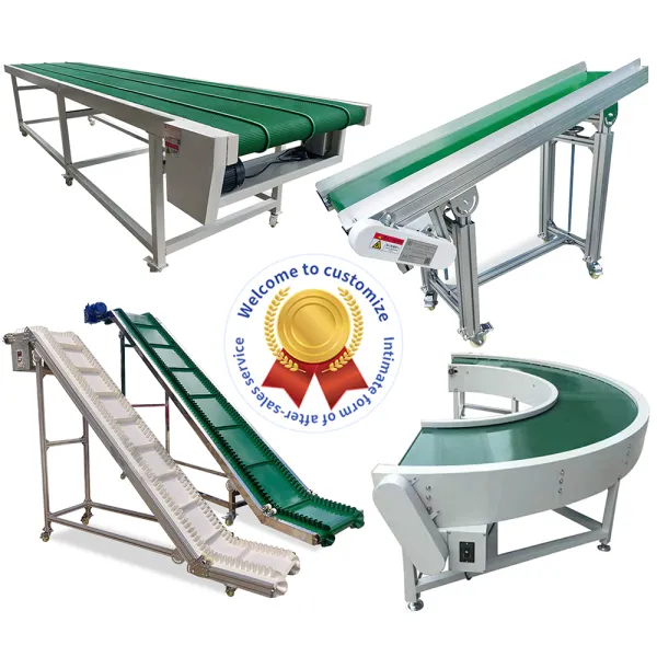 Industrial stainless steel pvc belt conveyor suppliers small bottle GMP conveyor belt machine for inkjet printer