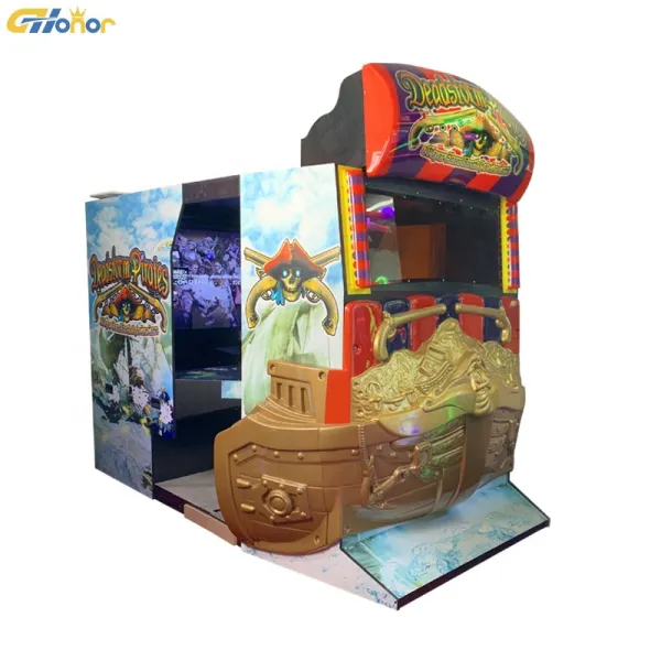 Hot Selling Coin Operated Shooting Machine Dead-Strom Pirates Shooting Gun Arcade Machine